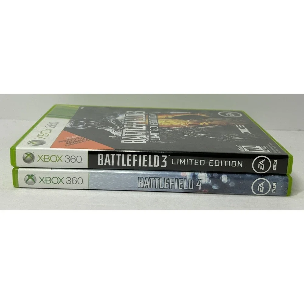 Battlefield 3 Battlefield 4‎ Xbox 360 Game Lot Of 2 Tested & Works Great